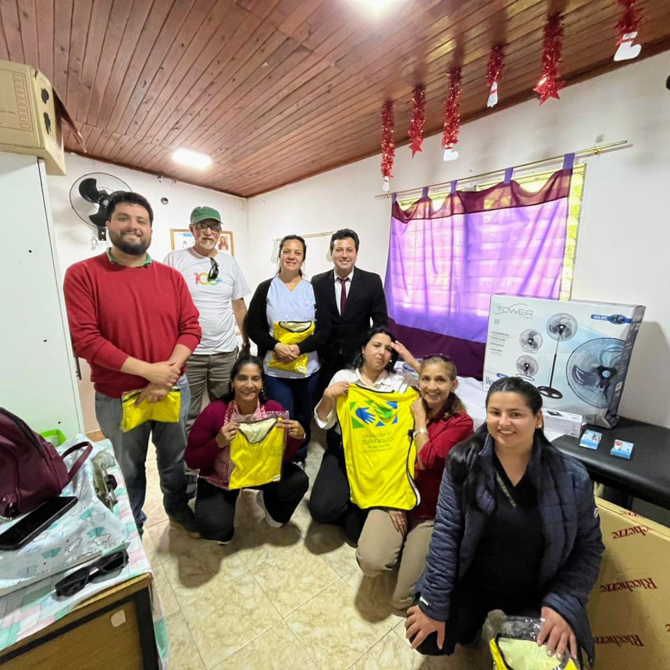 Miembros de la Iglesia de Jesucristo colaboraron con el centro de salud Ramón Carrillo